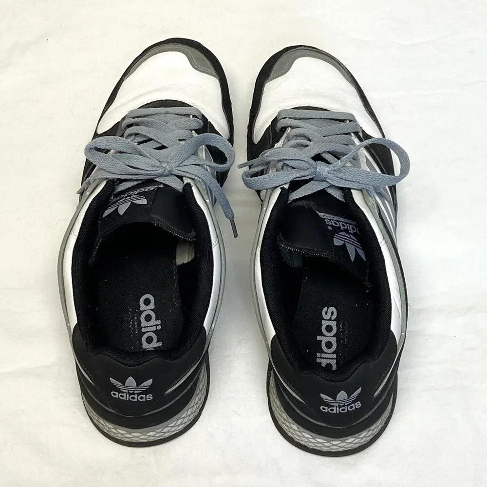 Adidas ZXZ ADV 2008 Retro Black Grey White 10.5 Lace Up Low Top Running Shoes